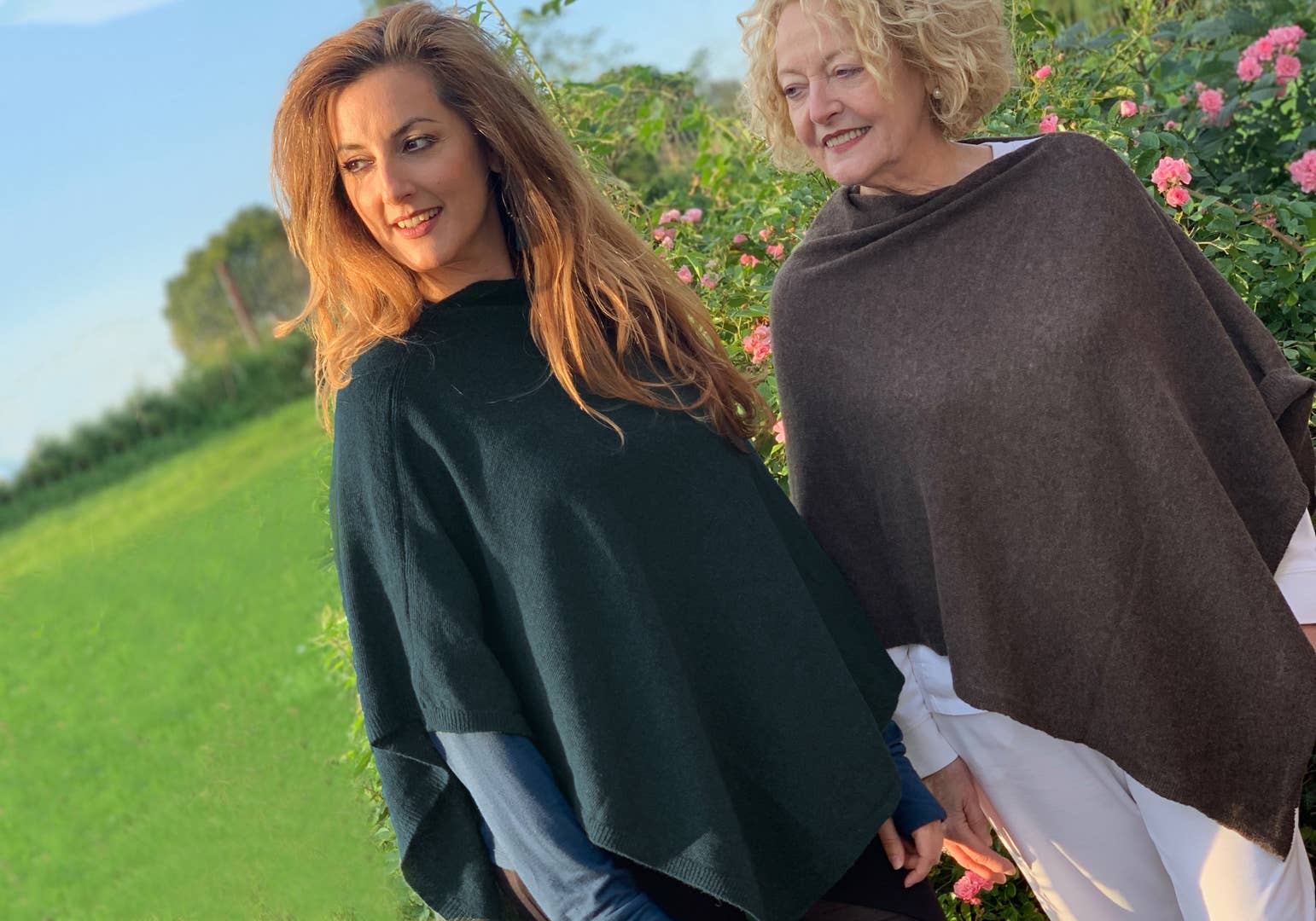 Creatico - Wholesale Poncho - Women's - House of Conti Firenze Cashmere Blend Italian Poncho Regular30