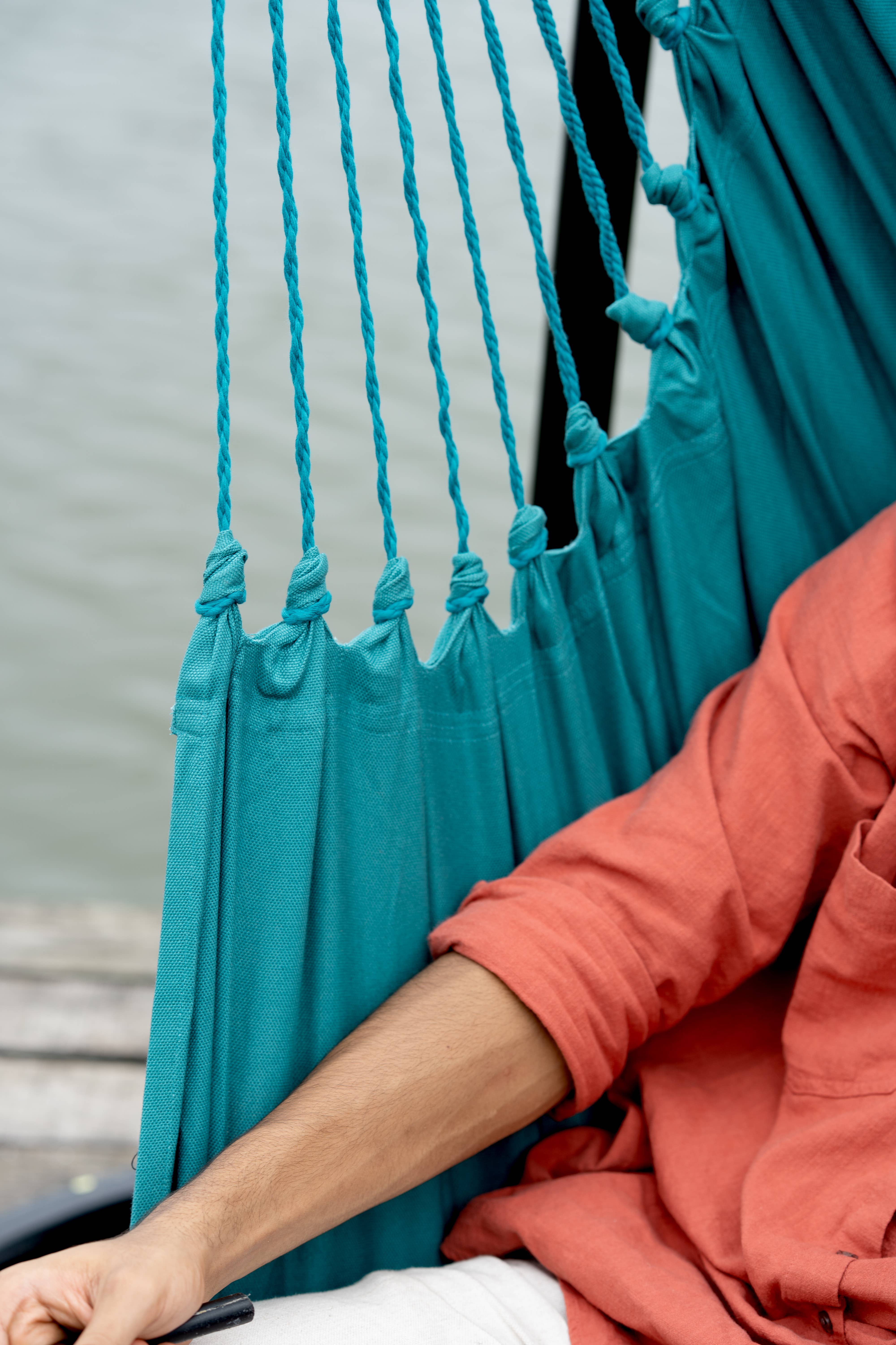 Calloway Mills - Vente Hamac - Chaise-hamac tropical Calloway Mills bleu sarcelle5