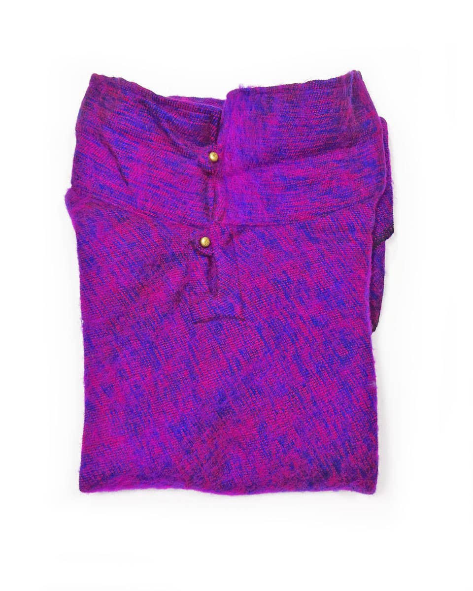 Zig Zag Asian Collection - Wholesale Poncho - Women's - Brushed Woven Poncho 53