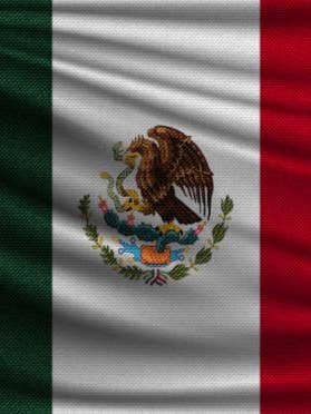 Country Flag Mexico 90 x 150 cm - 100% polyester for wholesale by Partychimp