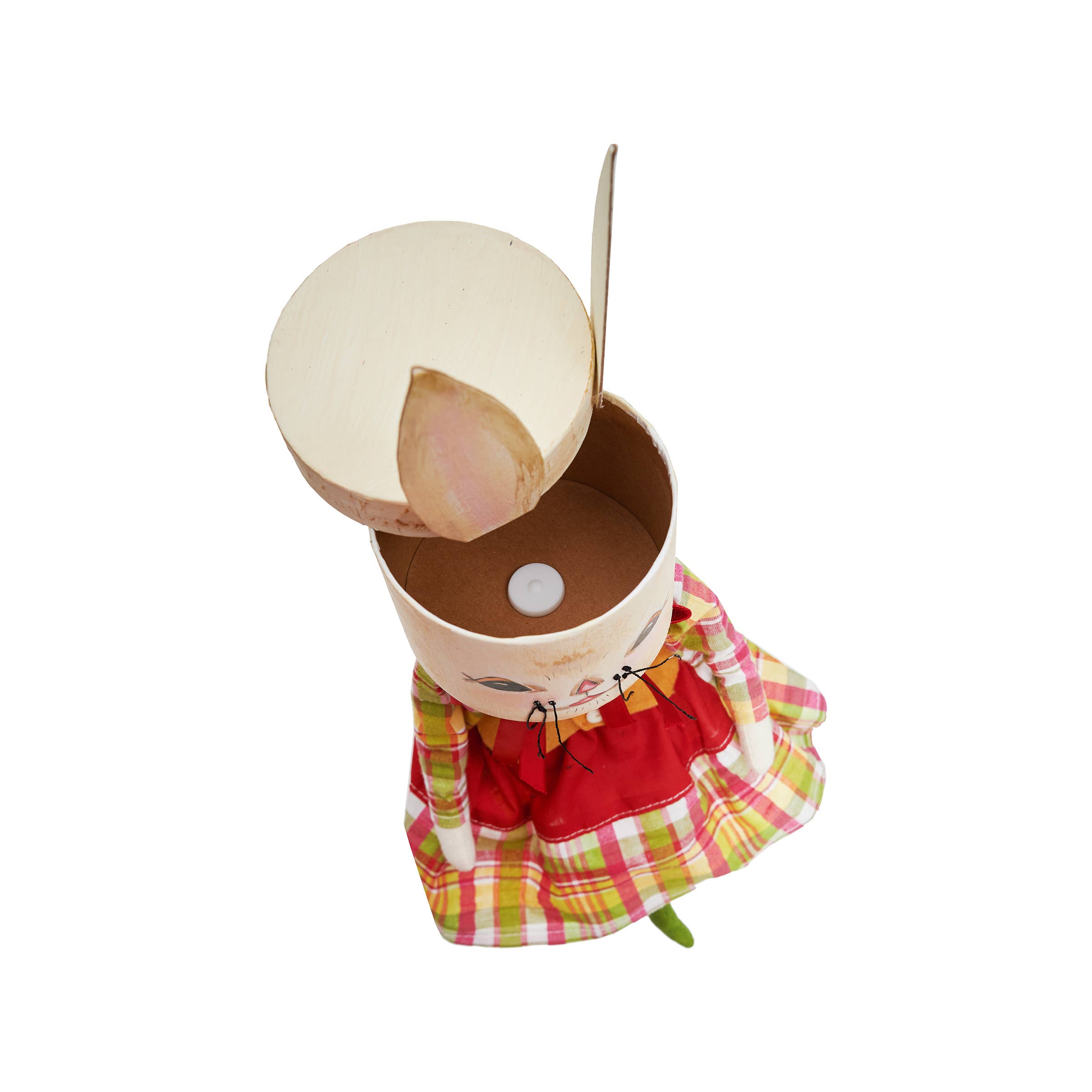 C&F Home - Wholesale Decorative Tabletop Object - Quinnie Bunny Gathered Traditions Box Head Art Doll1