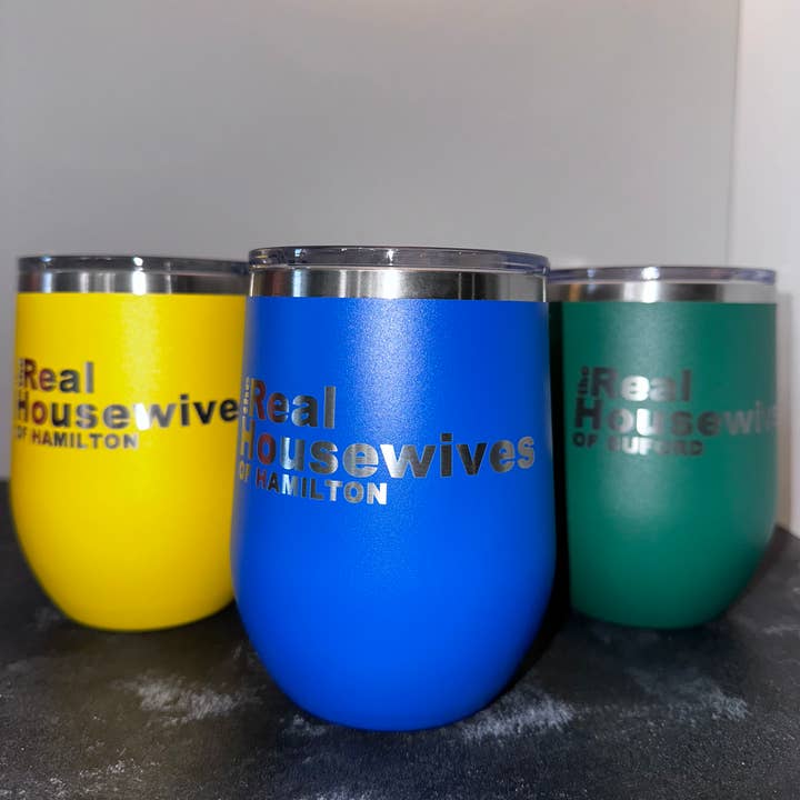 Acential Drinkware - Wholesale Insulated mug/tumbler - The Real Housewives Of Your Town 12oz Wine Tumbler5