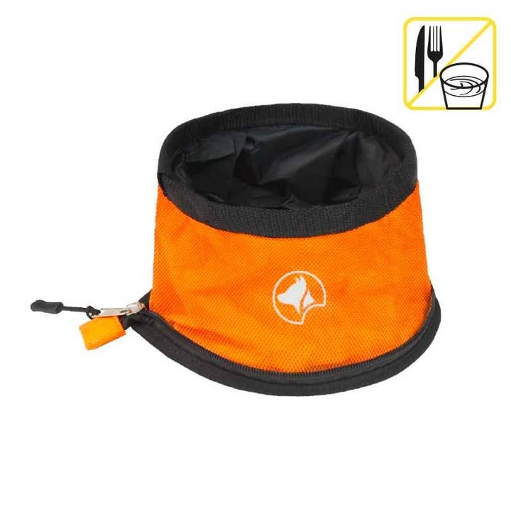 Croci Group - Wholesale Pet Bowl - Cat/Dog - Foldable Travel Dog Bowl 2.4L – Hiking - Croci