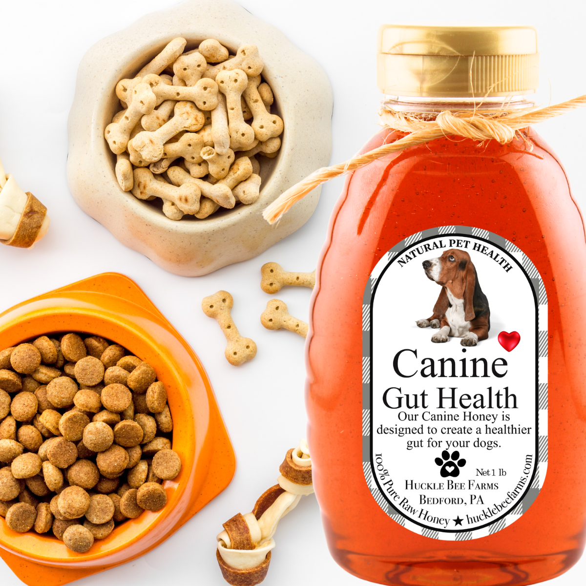 Huckle Bee Farms LLC - Wholesale Pet Treats - Dog - 🐾 K9 Honey – Allergy Relief Formula1