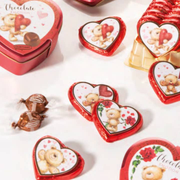 ADG Diffusion - Wholesale Chocolate - LARGE PRALINE TEDDY BEAR HEART - 40pcs3