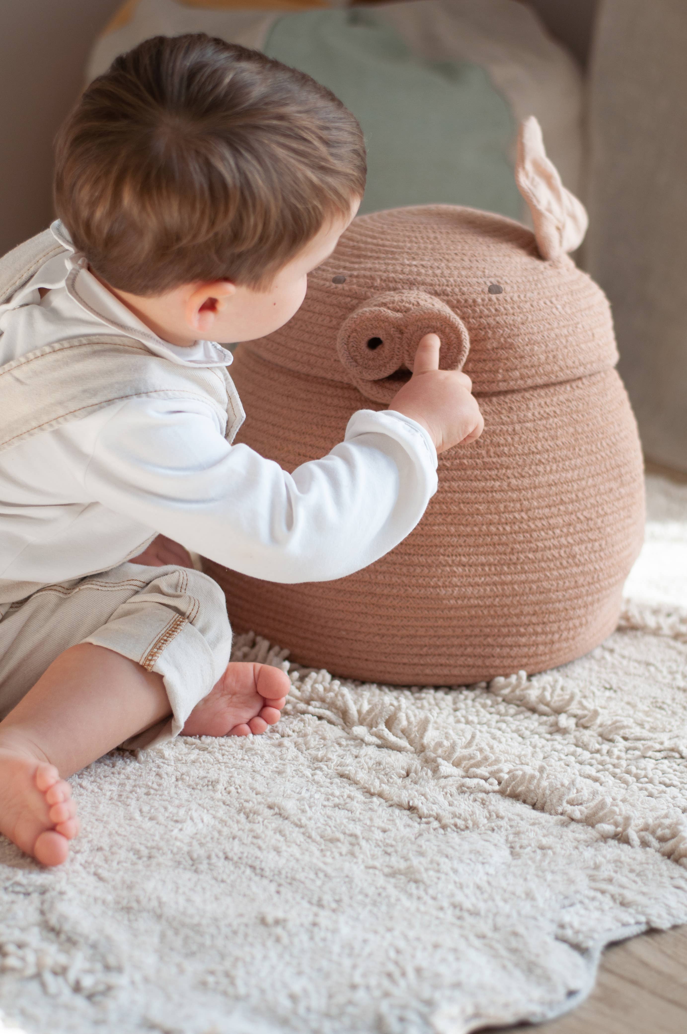 Lorena Canals - Wholesale Basket - Kids & Baby - Basket Peggy the Pig3