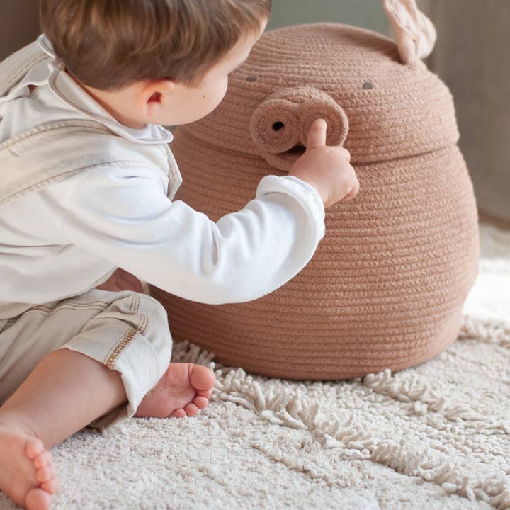 Lorena Canals - Wholesale Basket - Kids & Baby - Basket Peggy the Pig3