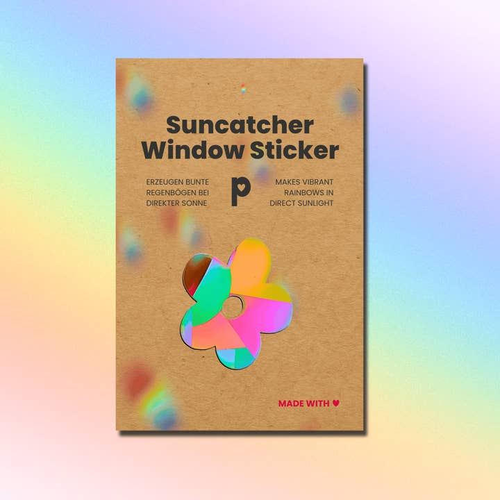 Solprismafönsterdekal – Blomma, Regnbågsskapare för wholesale av Plottkowski