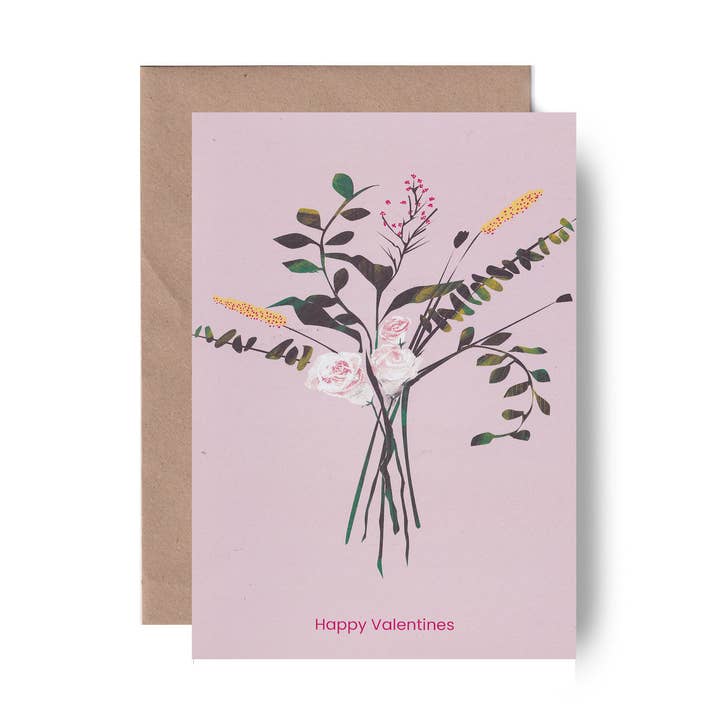 Carte de vœux Fleurs et Amitié pour la vente par Tomekah George