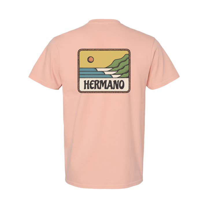 POINT T-SHIRT PEACH for wholesale by Hermano