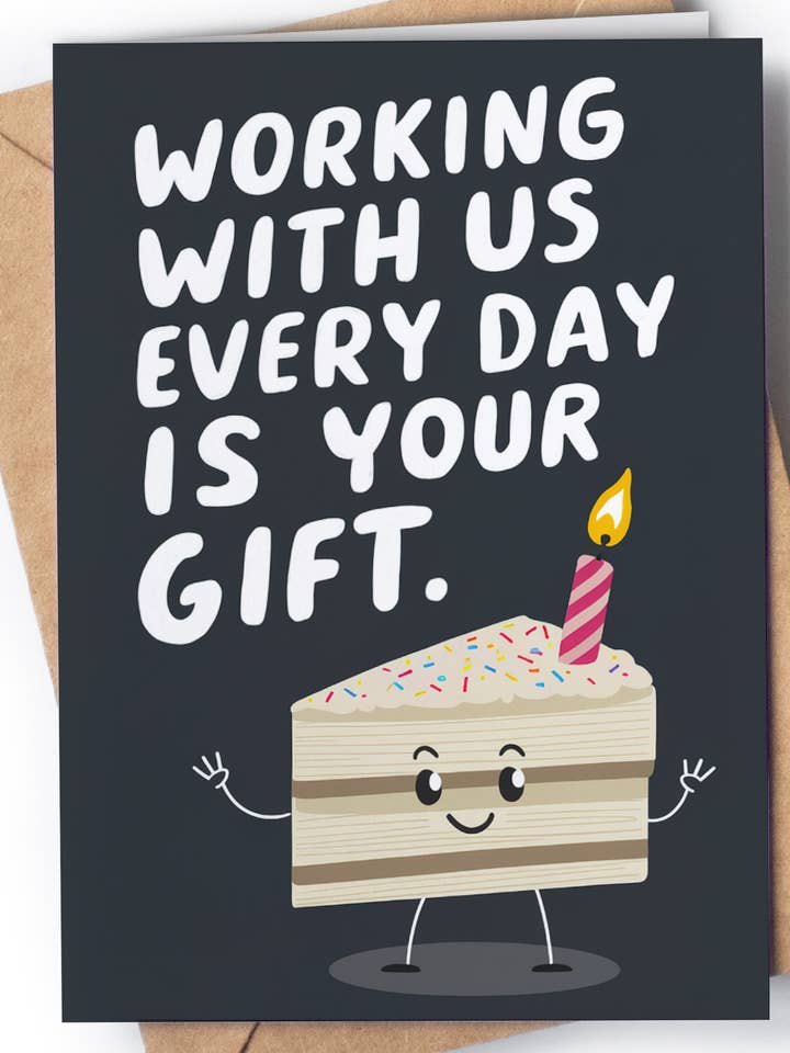 Grappige Verjaardagskaart voor Collega Vriend - GC319 voor wholesale door Greeting Cards for Everyone - Birthday Gifts