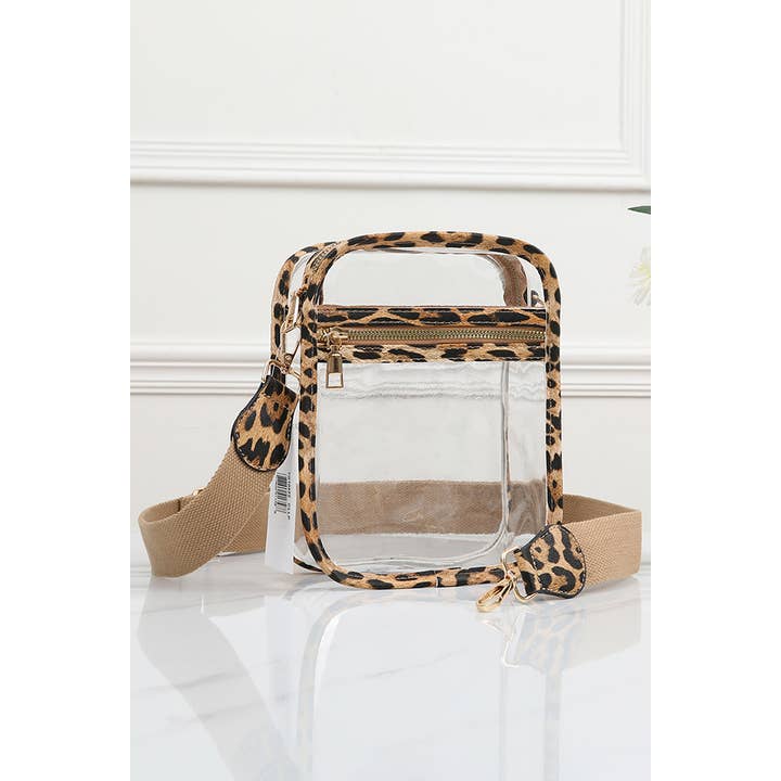 Hana - Wholesale Crossbody Bag - Women's - Clear PU Cross Body Mini Bag2