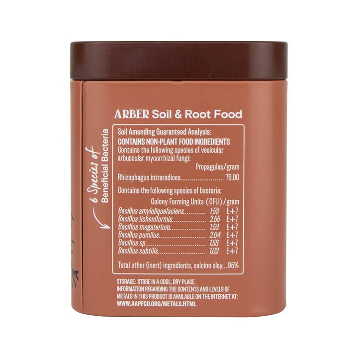 Arber - Wholesale Fertilizer - Organic Arber Soil & Root Food w Mycorrhizae 4oz3