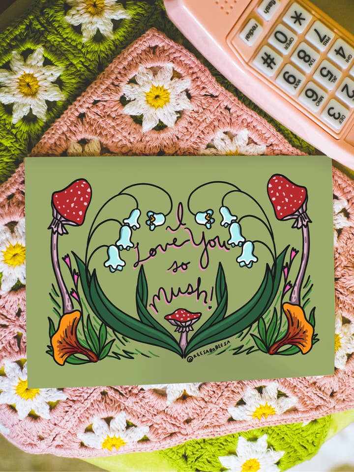 I Love You So Mush Greeting Card for wholesale by ReesaBoBeesa