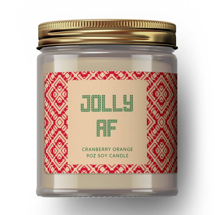 Jolly AF 9oz Soy Candle for wholesale by Austy Lou by Broken Top Brands