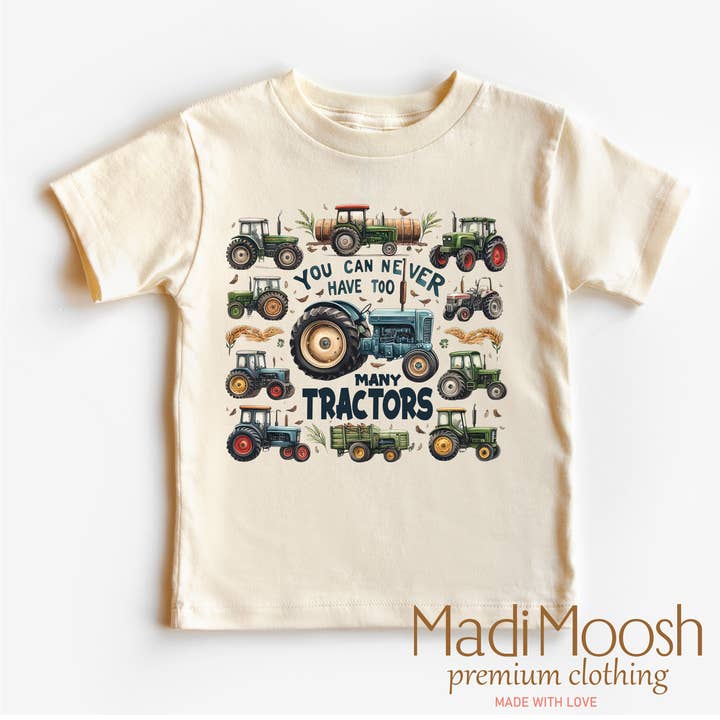 Types Of Tractors Shirt - Farmer Tee for wholesale by Madi Moosh