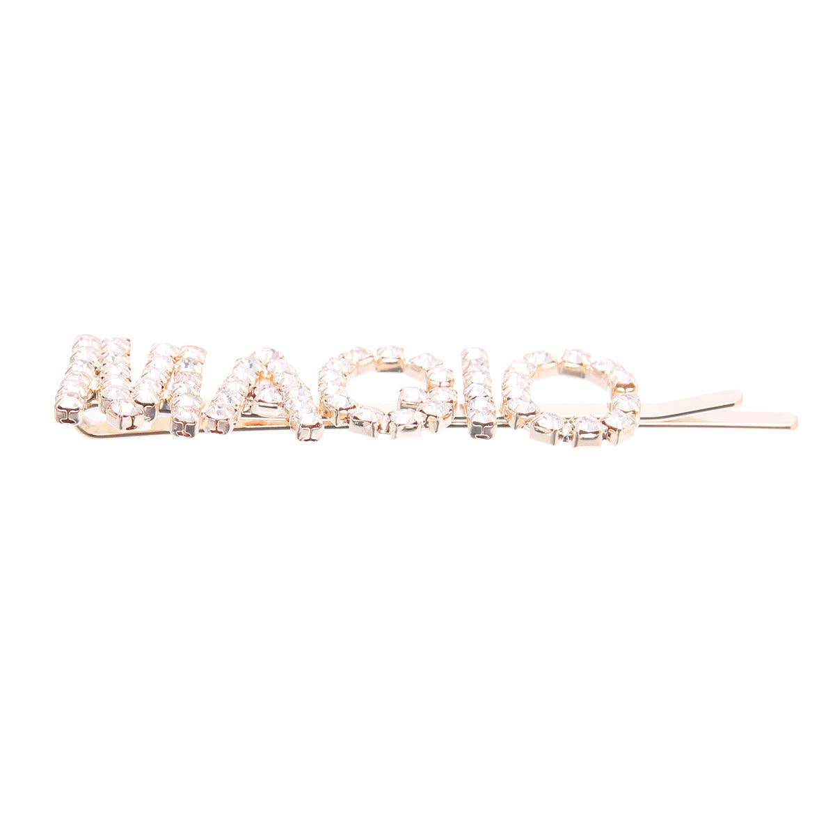 Clear Gold MAGIC Sparkle Hair Pin|2.85 inches for wholesale on Faire1