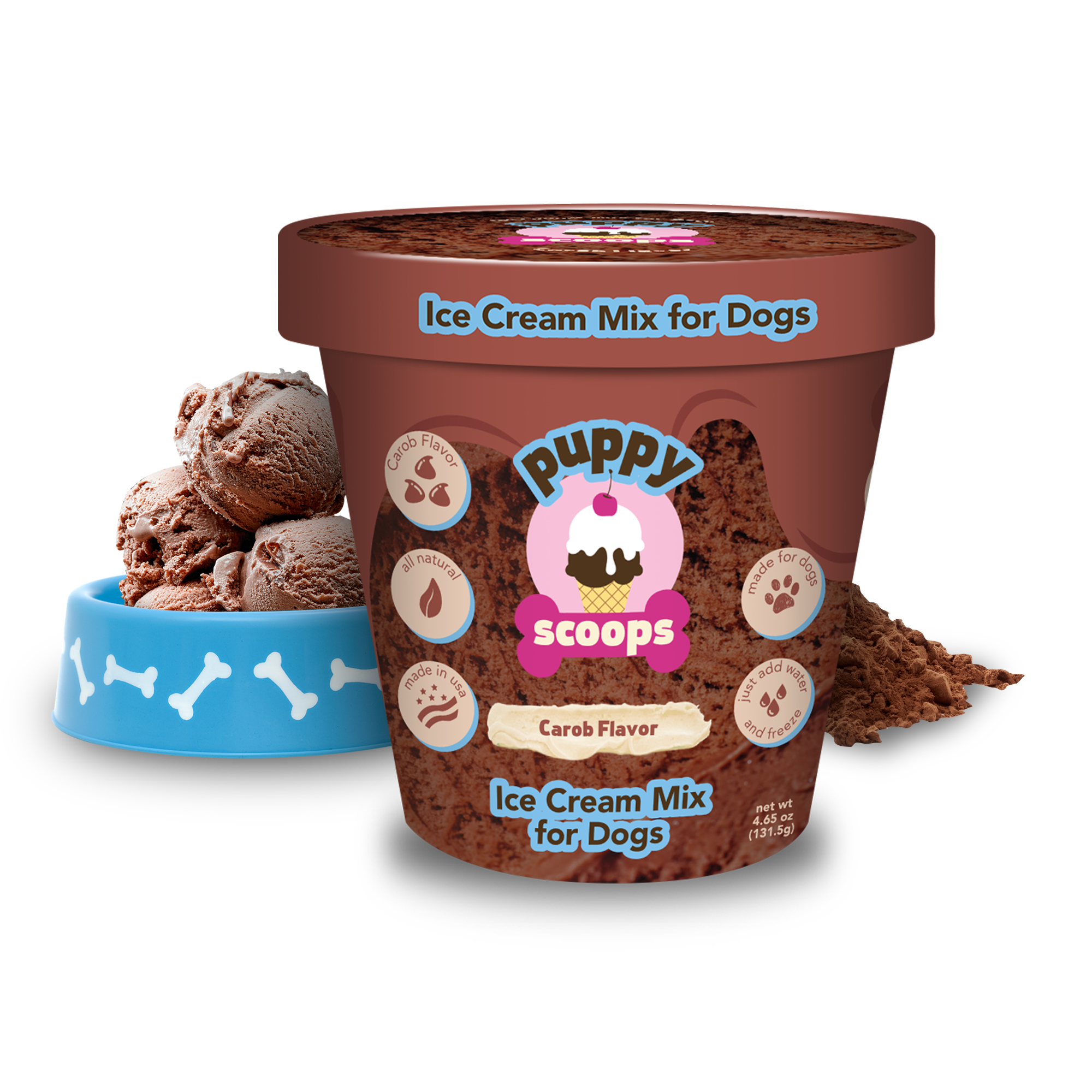 Puppy Cake LLC - Wholesale Pet Treats - Dog - Puppy Scoops Ice Cream Mix for Dogs4