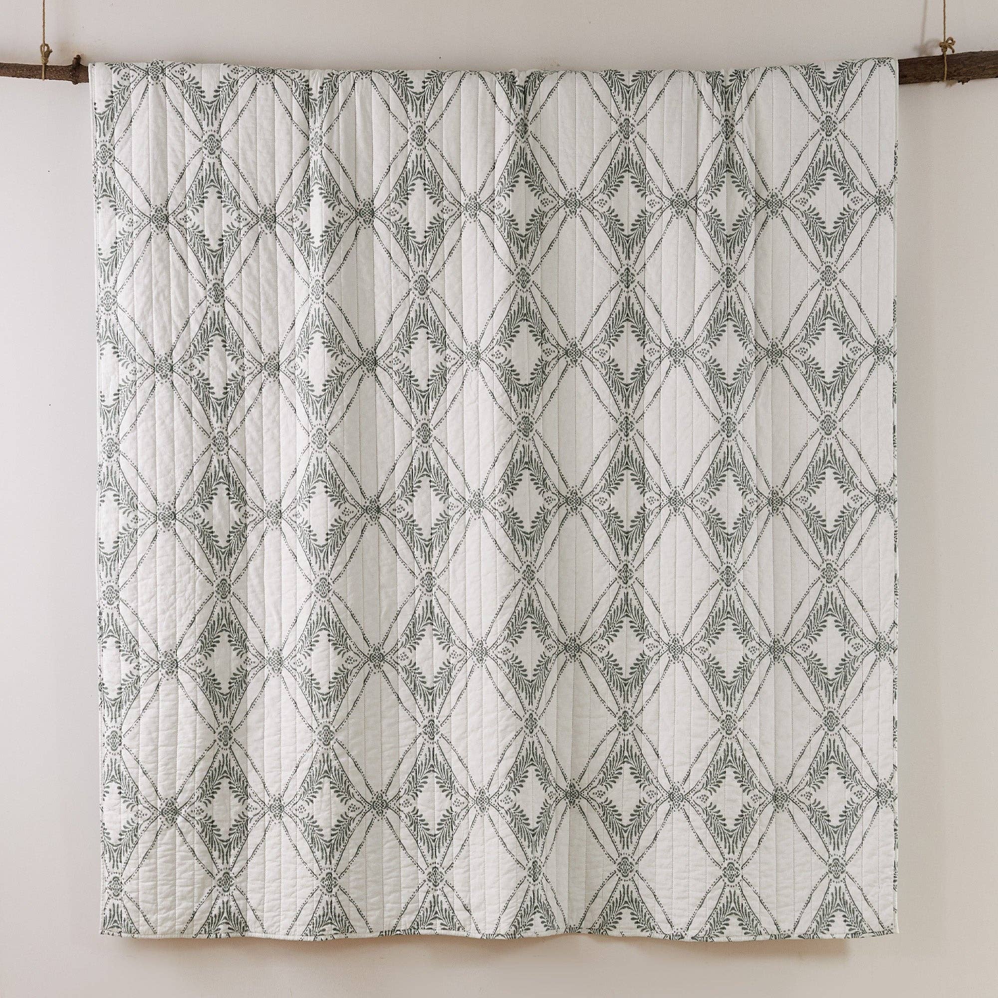 Levtex Home - Wholesale Bedding Set - Kemala Sage Quilt Set4