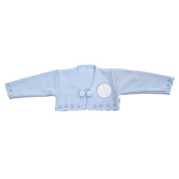 Cotton Socks - Wholesale Cardigan - Baby - BOLERO WITH POM POM6