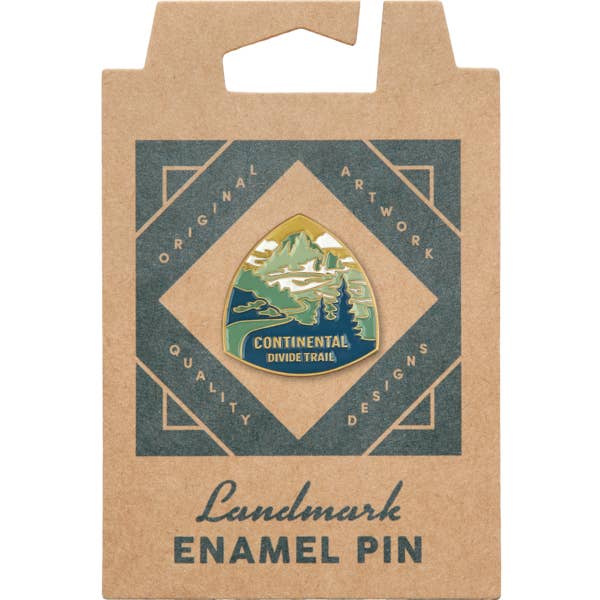 The Landmark Project - Wholesale Lapel Pin/Button - Continental Divide Trail Enamel Pin