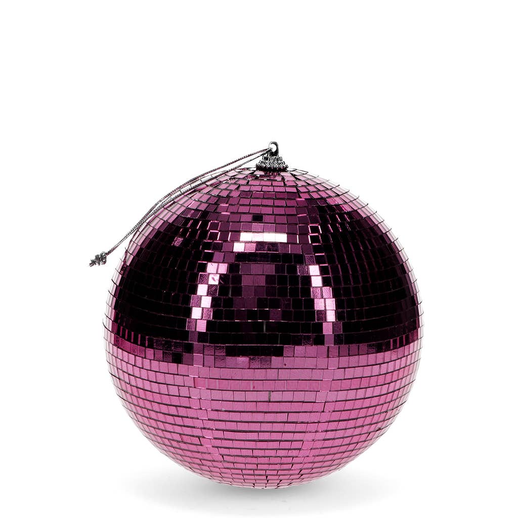 Rex B2B - UK – wholesale Decal – Party decorations – Hanging disco ball (15cm) - Pink1