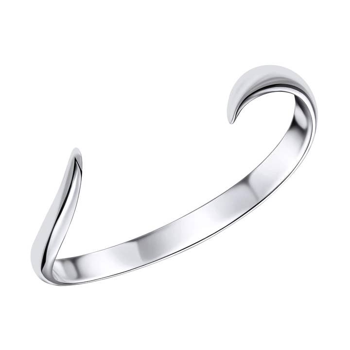 Bracelet torsadé à ruban ouvert pour la vente par Gecko Jewellery