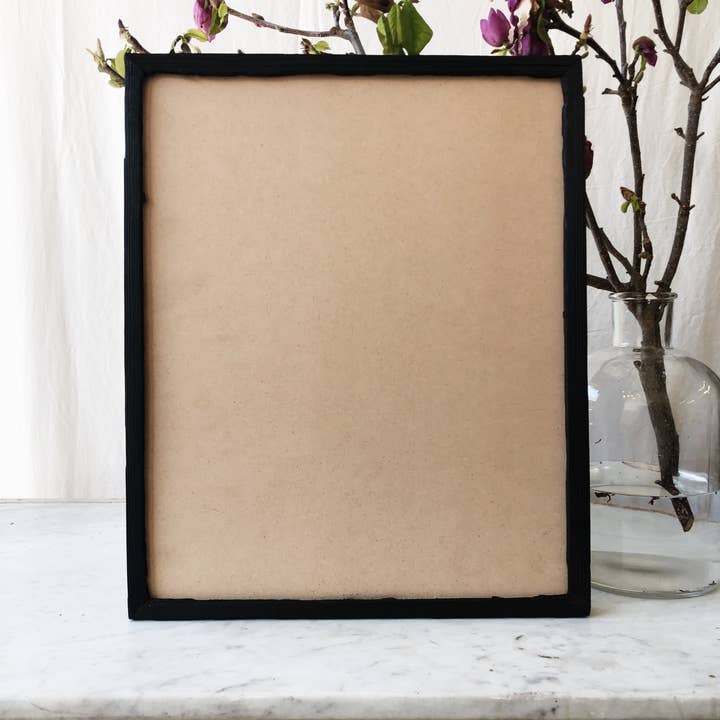 Alibi Interiors - Wholesale Picture frame - Reclaimed Wood Picture Frame 16x20 Black Soot Frame1