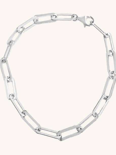 Bracelet Hank - Argent pour la vente par Sierra Winter Jewelry