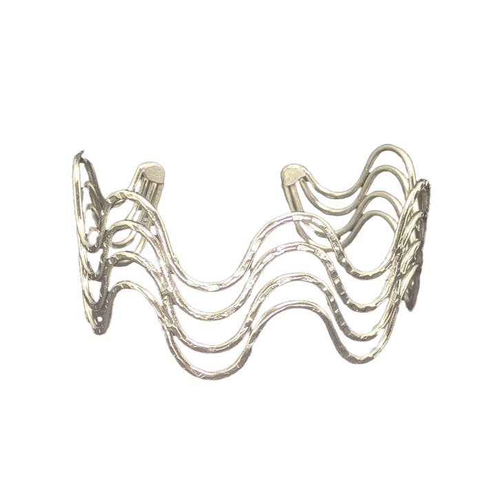 Silver Serenade Cuff Bracelet for wholesale by Hopes Unlimited