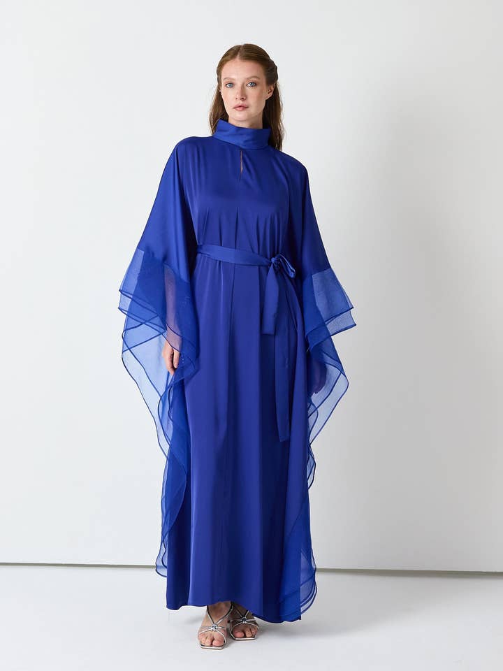 Royal Blue Kaftan for wholesale by Store WF