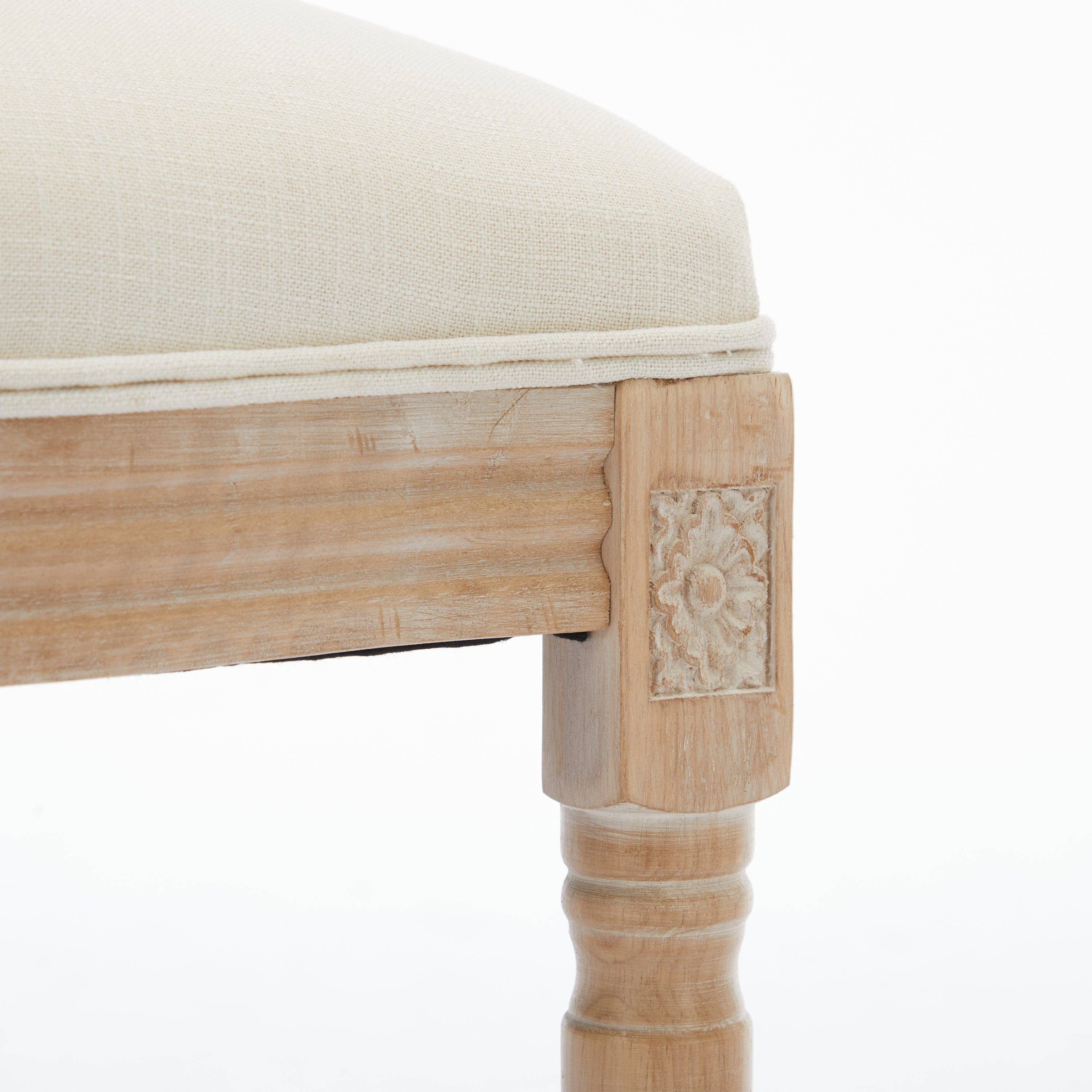 VTNG50 - Wholesale Stool - Bar Stool Set Solid wood Beige French Country for Dining Room or Kitchen9