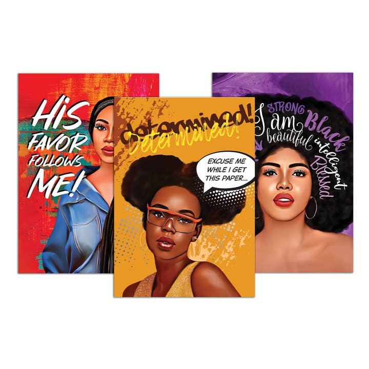 Juego de cuadernos «I Am» (pequeño) para venta al por mayor de African American Expressions