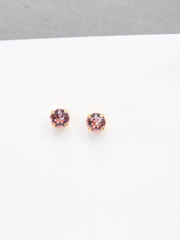 Orecchini di Cristallo Rosa: San Valentino / Galentine's Day / Pasqua per la vendita all'ingrosso da parte di TrendingAbove Jewelry