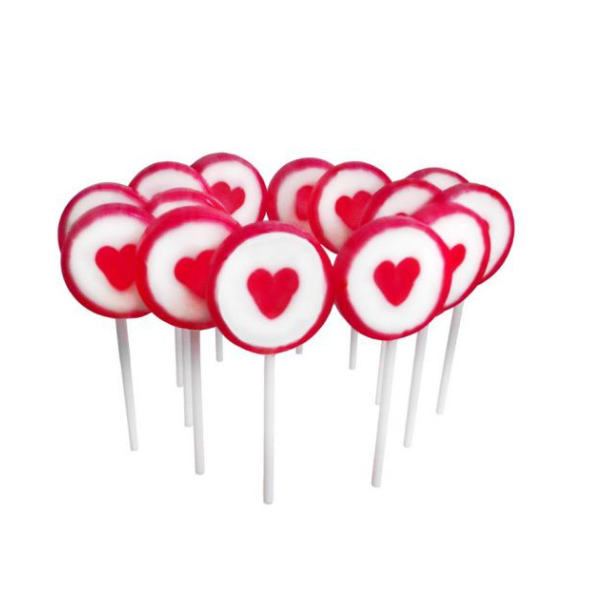 ADG Diffusion - Wholesale Lollipop - ROCK “HEART” LOLLIPOPS - Display of 100 lollipops1