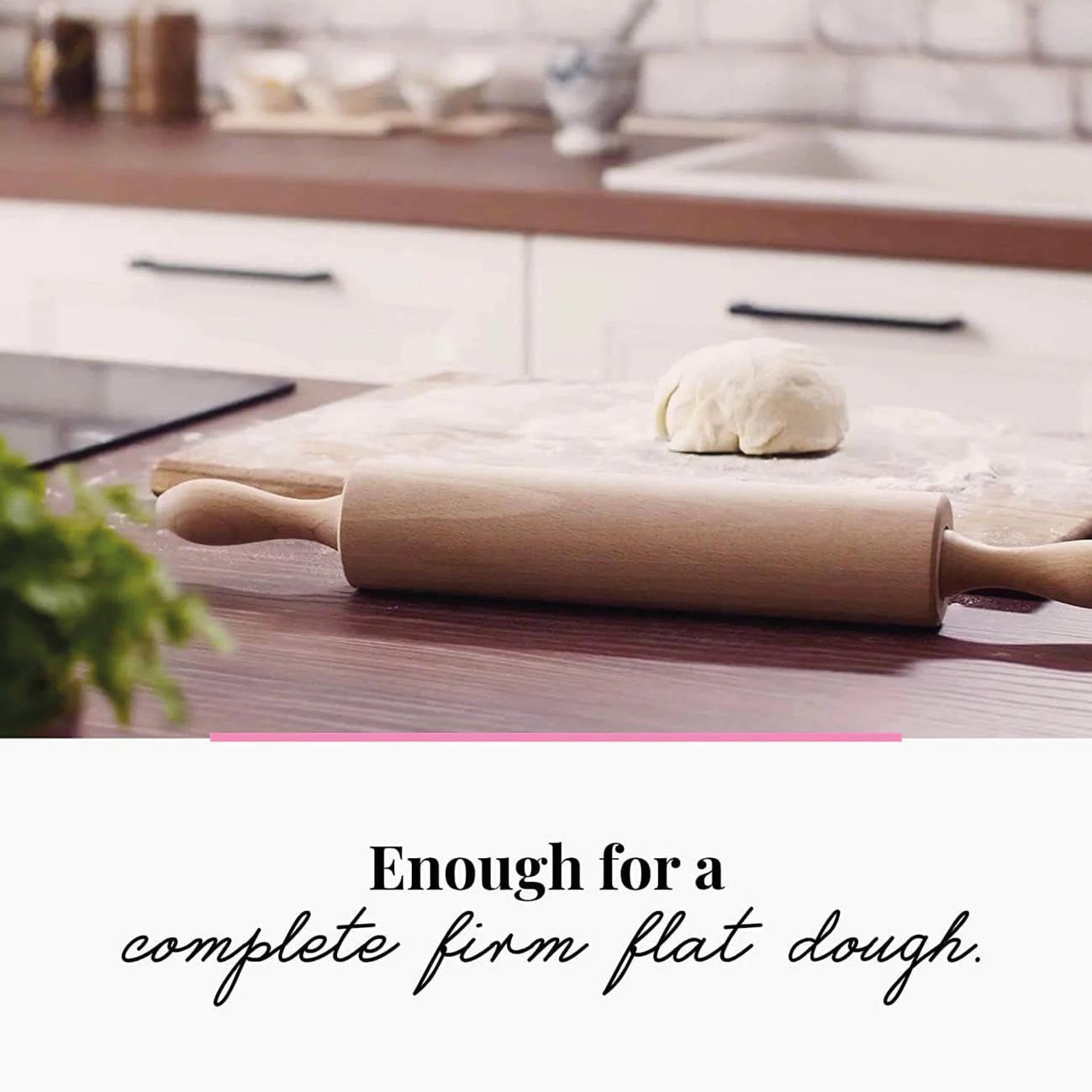 Tuuli GmbH – Engroshandel kagerulle – Professionel klassisk kagerulle i træ med roterende centrum (44 x 5,5 cm)7