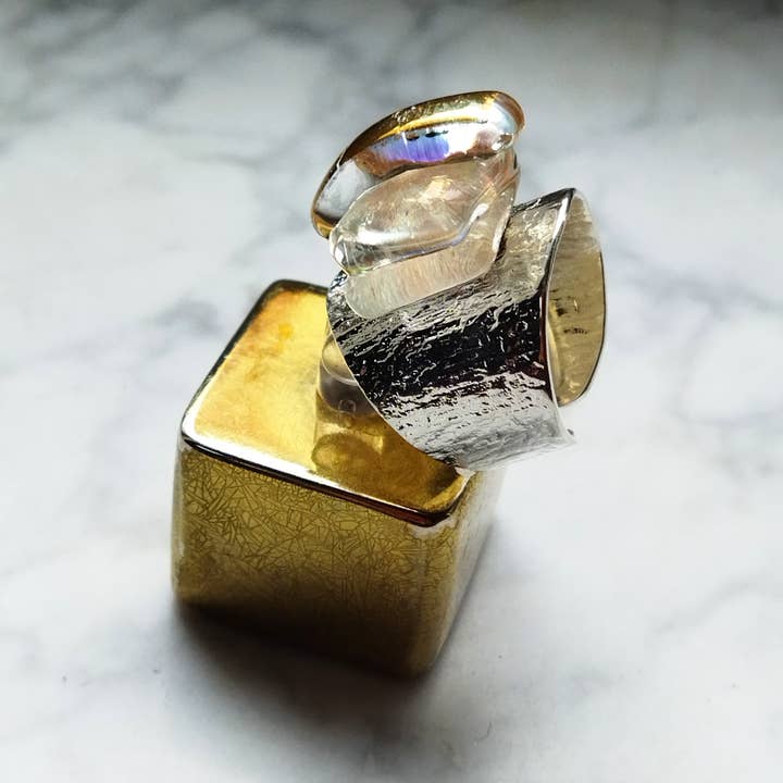 Rachel Ortiz - Wholesale Cocktail/Statement Ring - Perla ALMA ring - Moonstone3