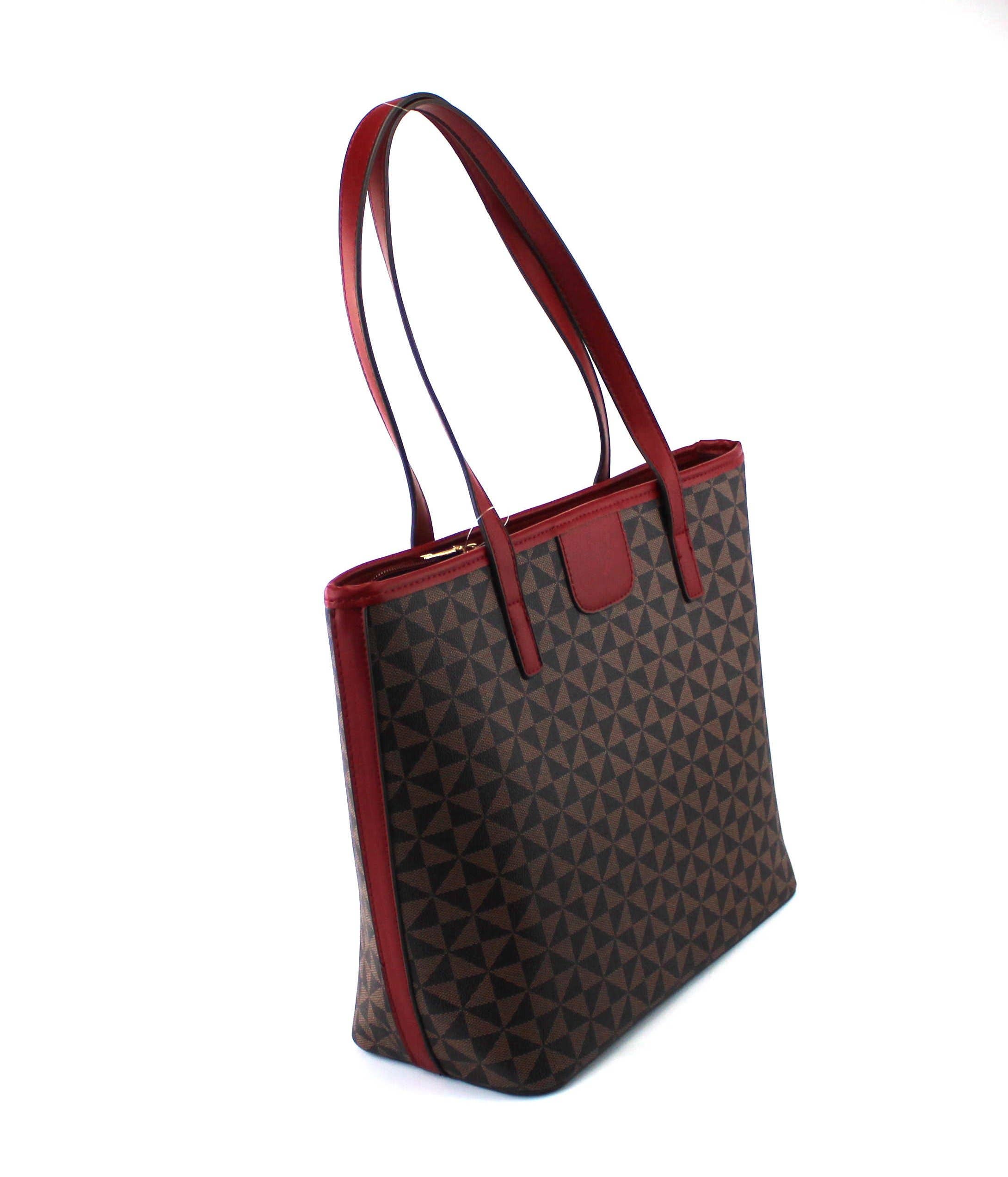 AR New York - Vendita all'ingrosso Borsa tote - Donna - 7873 - Borsa a tracolla alla moda con motivo geomatrico7