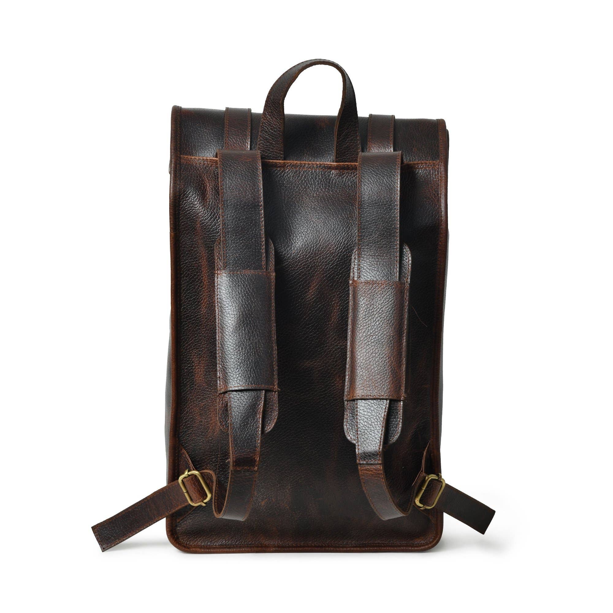 Dotch Leather - Vente Sac à dos – homme - Sac à dos roulé en cuir DuVall4