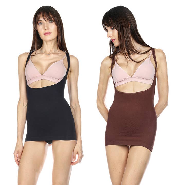 Infinity Classics International Inc. - Wholesale Tank Top - Women's - 2 Pack Braless Racerback Tank