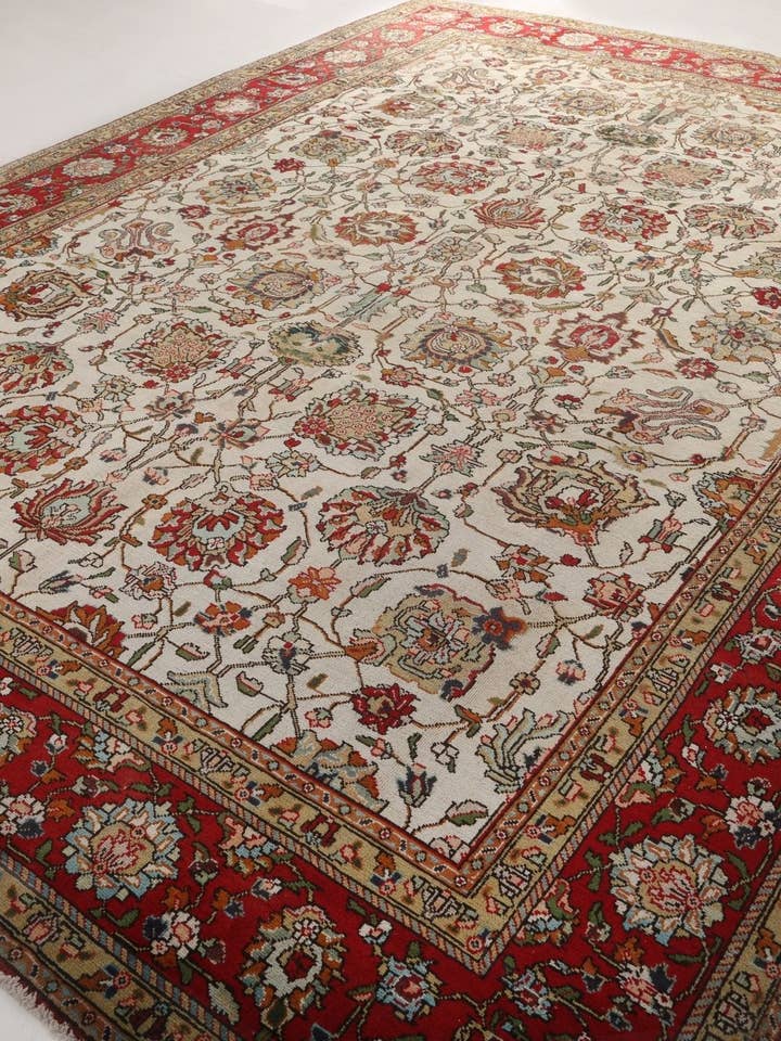 Persian Tabriz Rug | 9' 5" x 12' 10" for wholesale by Rug the Rock