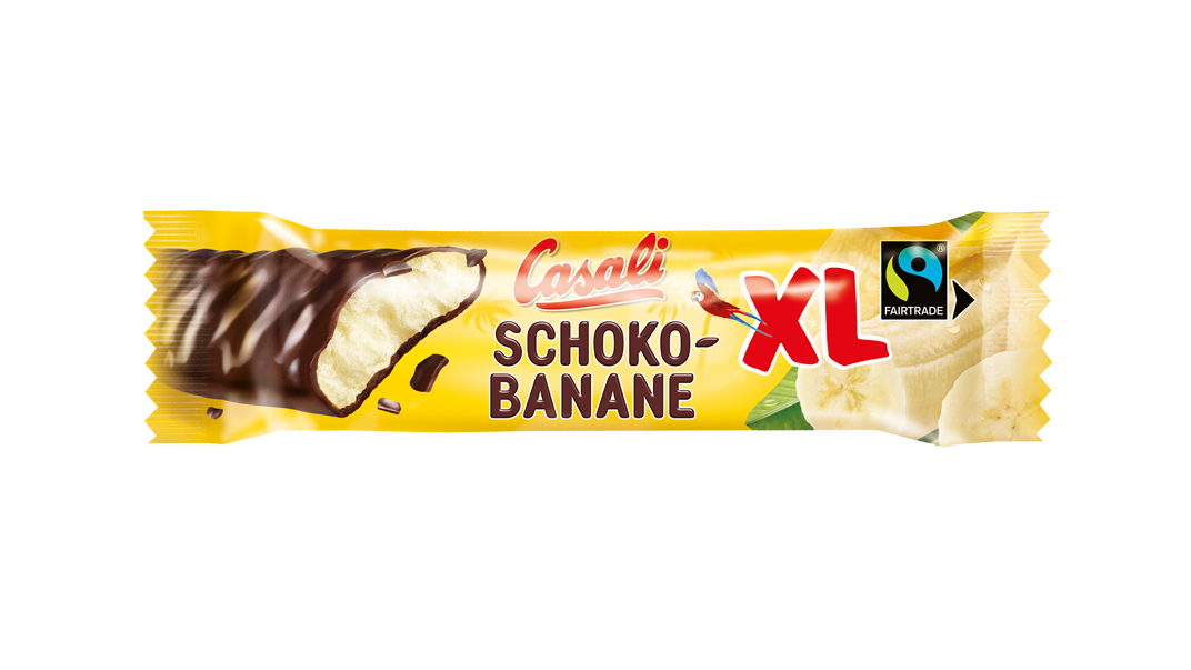 Global Bite Co - Vente Barre chocolatée - Casali XL Schoko Bananen Barres 35pck x 22g (Autriche)1