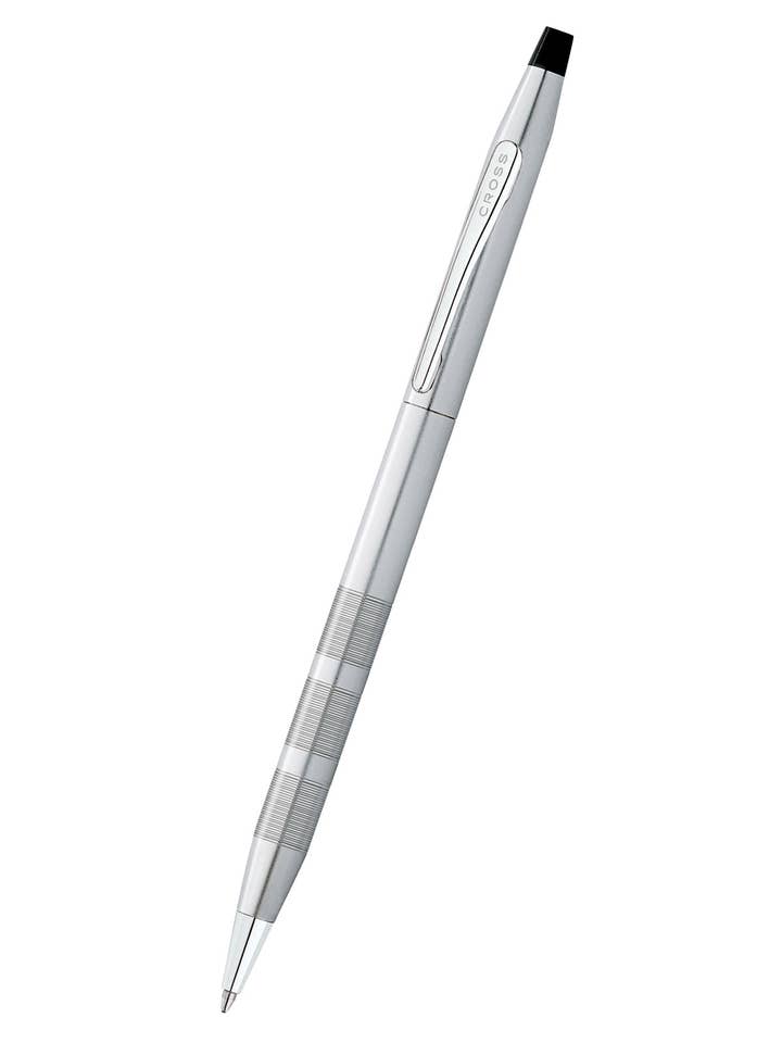 Classic Century® Satin Chrome Ballpoint Pen for wholesale by A. T. Cross