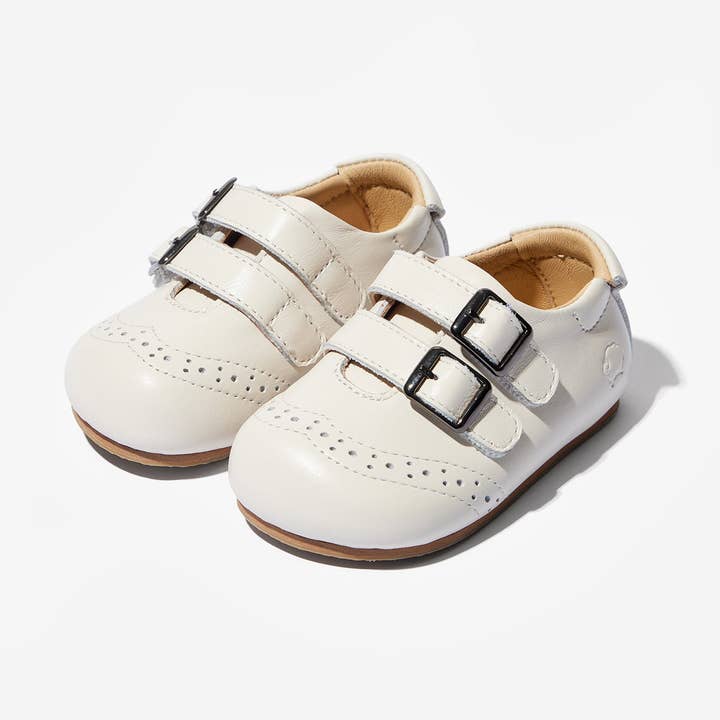 Woolly Kids - Wholesale Cot shoes – Baby - Shelley - Cream White0