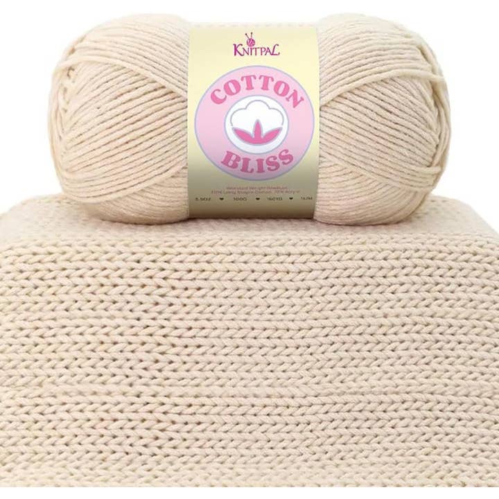 KnitPal - Wholesale Yarn - Cotton Bliss Milky Soft Yarn - #4 Worsted Weight