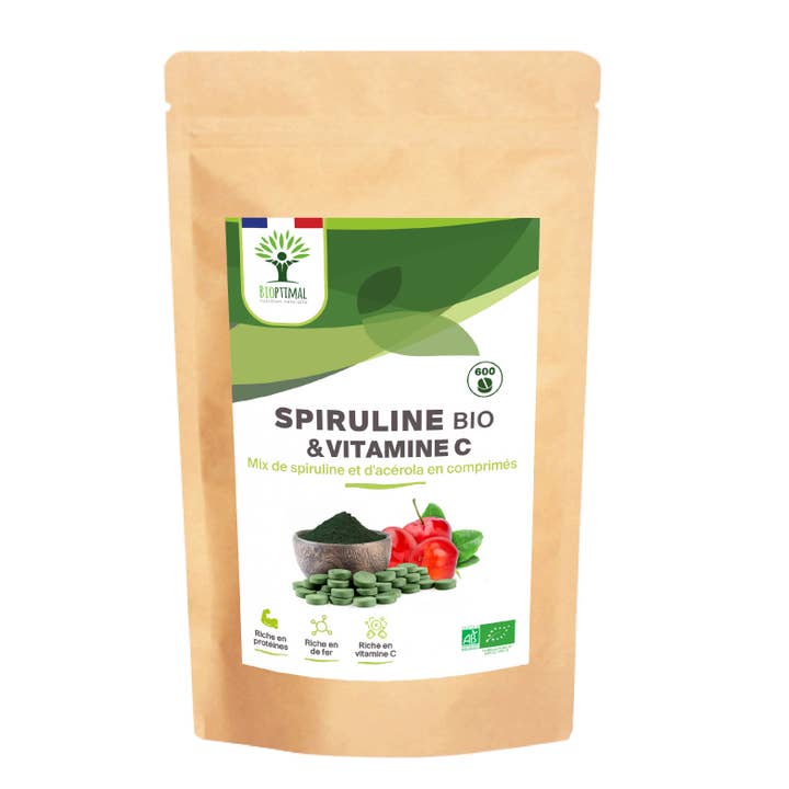 Bioptimal - Wholesale Oral Supplement/Vitamin - Organic Spirulina & Vitamin C - in tablets -