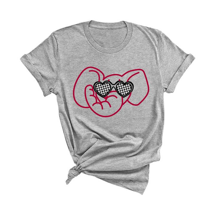 Light Grey Elephant Alabama T-Shirt for wholesale on Faire