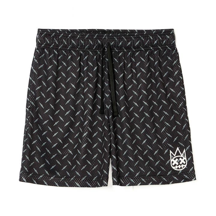 Cult's Mesh Shorts in Diamond Plate for wholesale by Cult of Individuality