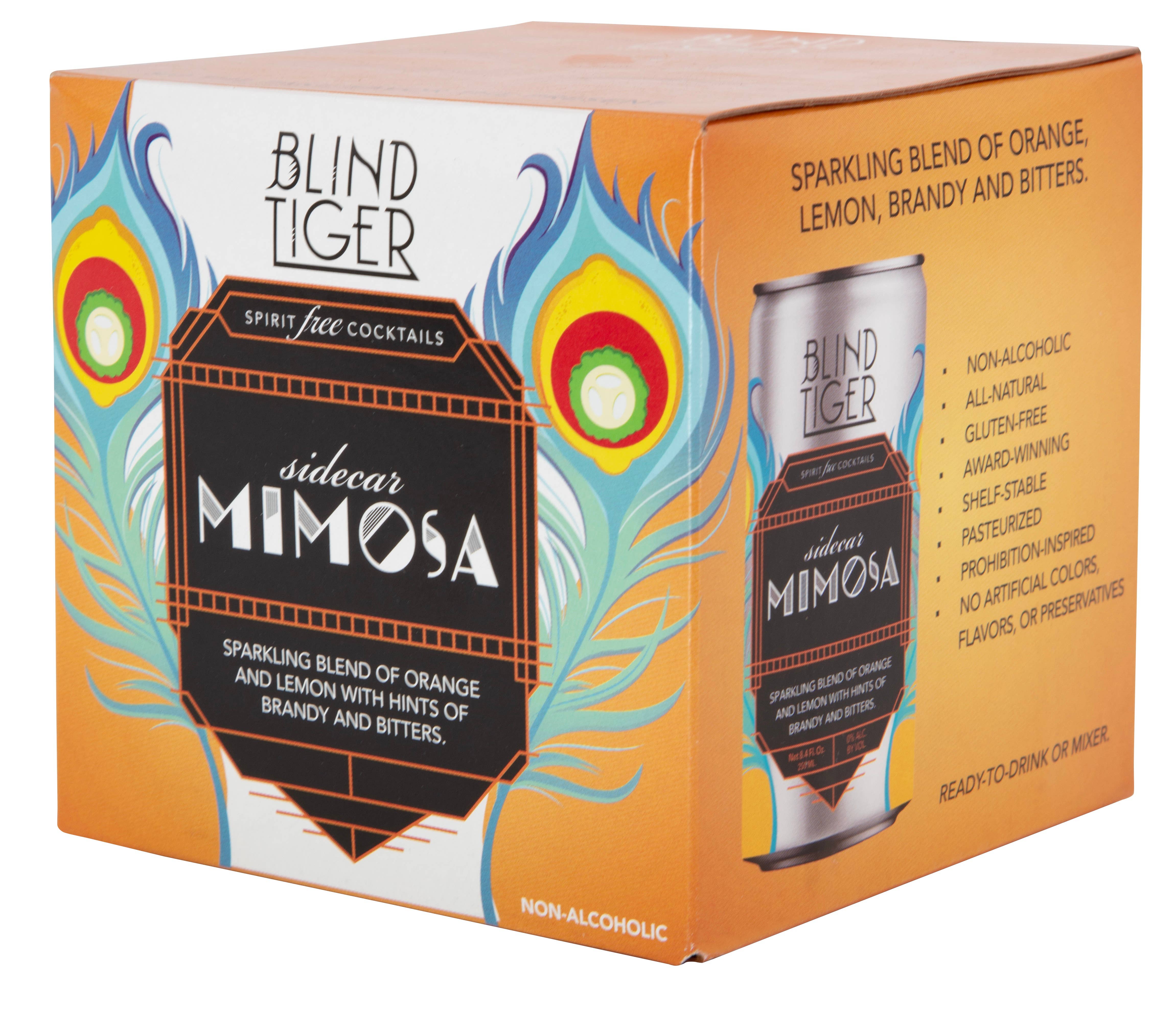 Blind Tiger Spirit-Free Cocktails - Wholesale Non-Alcoholic Aperitif/Mocktail - Sidecar Mimosa Non-Alcoholic RTD Cocktail & Mixer2