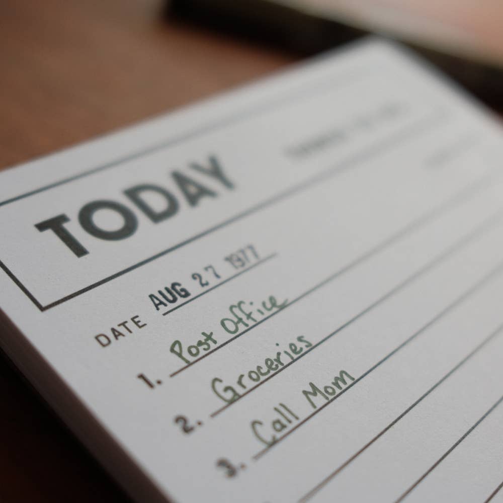 Dugout Paper Co. - Wholesale Notepad - To Do List Notepad - Things To Do2